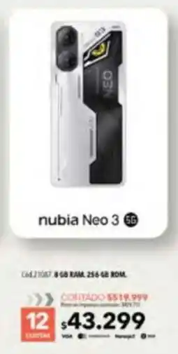 Nexon nubia Neo 3 5G oferta