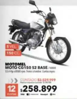 Nexon Motomel moto cg150 s2 base oferta