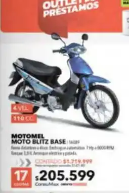 Nexon Motomel moto blitz base oferta
