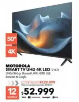 Nexon Motorola smart tv uhd 4k led oferta