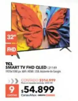 Nexon Tcl smart tv fhd qled oferta