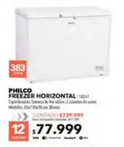 Nexon Philco freezer horizontal oferta