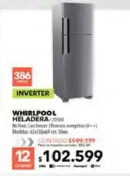 Nexon Whirlpool heladera oferta