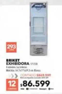 Nexon Briket exhibidora oferta