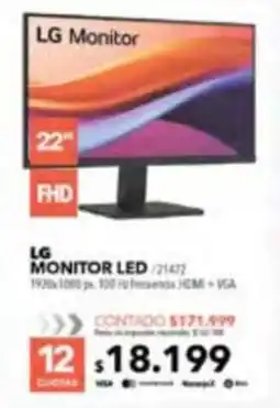 Nexon Lg monitor led oferta