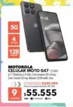 Nexon Motorola celular moto g47 oferta