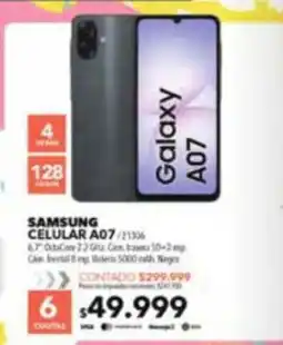Nexon Samsung celular a07 oferta