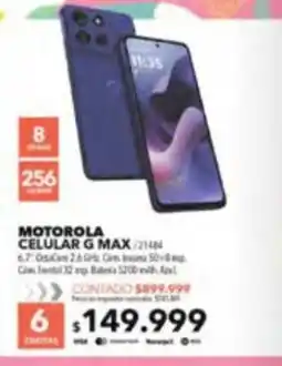 Nexon Motorola celular g max oferta