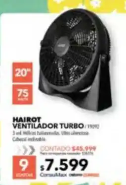 Nexon Hairot ventilador turbo oferta
