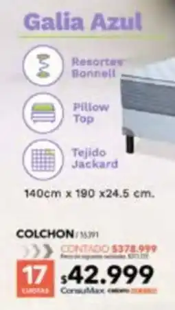 Nexon Galia Azul colchon oferta