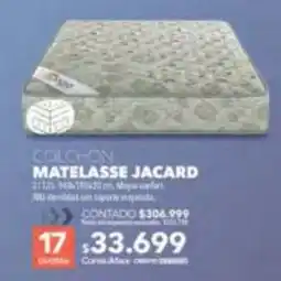 Nexon Colchon matelasse jacard oferta