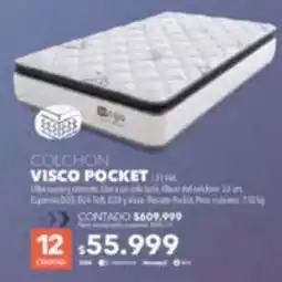 Nexon Dogo colchon visco pocket oferta