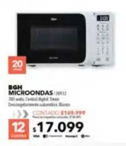 Nexon Bgh microondas oferta