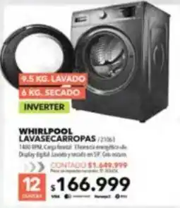 Nexon Whirlpool lavasecarropas oferta