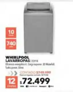 Nexon Whirlpool lavarropas oferta