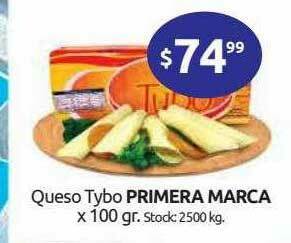 Cordiez Queso Tybo Primera Marca oferta