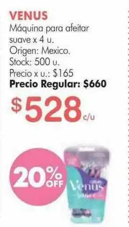 Simplicity Venus Máquina Para Afeitar Suave 20% Off oferta