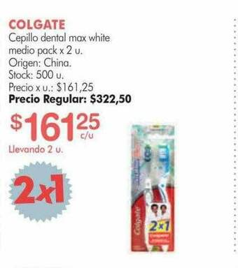 Simplicity Colgate Cepillo Dental Max White Medio Pack oferta