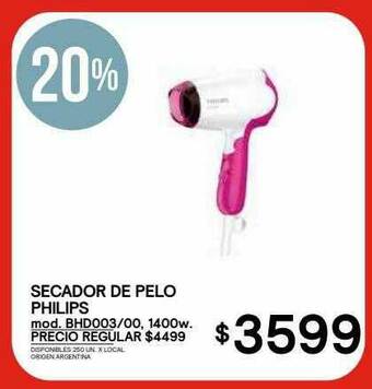Supermercados Vea Secador De Pelo Philips oferta