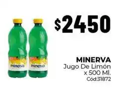 Diarco Minerva - jugo de limón x 500 ml. cód:31872 oferta