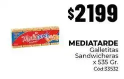 Diarco Galletitas sandwicheras x 535 gr. cód:33532 oferta