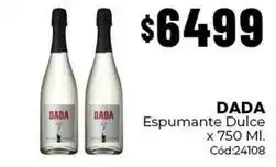 Diarco Dada - espumante dulce x 750 ml. cód:24108 oferta