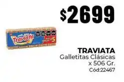 Diarco Traviata - galletitas clásicas x 506 gr. cód:22467 oferta