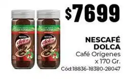 Diarco Dolca - café orígenes x 170 gr. cód:18836-18380-28047 oferta