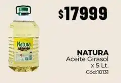 Diarco Natura - aceite girasol x 5 lt. cód:10131 oferta