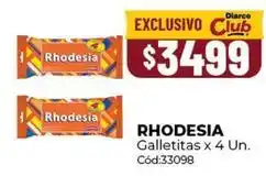 Diarco Rhodesia - galletitas oferta