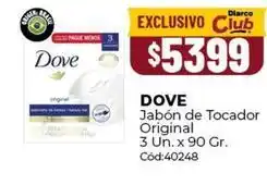 Diarco Dove - jabón de tocador original 3 un. x 90 gr. cód:40248 oferta