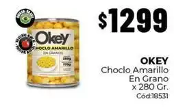 Diarco Okey - choclo amarillo en grano x 280 gr. cód:18531 oferta