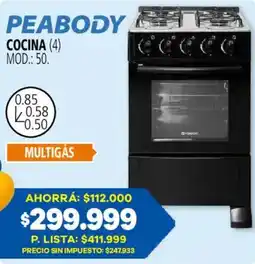 Casa del Audio Peabody cocina oferta