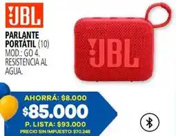 Casa del Audio Jbl parlante portátil oferta