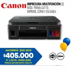 Casa del Audio Canon impresora multifuncion oferta