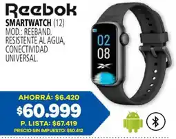 Casa del Audio Reebok smartwatch oferta