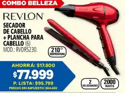 Casa del Audio Revlon secador de cabello + plancha para cabello oferta