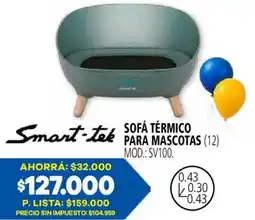 Casa del Audio Smart-tek sofá térmico para mascotas oferta