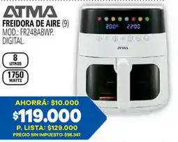 Casa del Audio Atma freidora de aire oferta