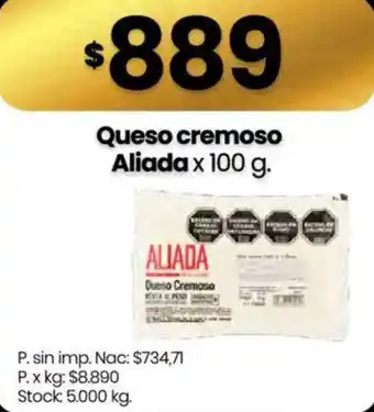 Aliada queso cremoso