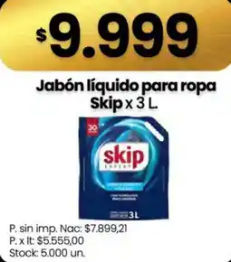 Changomas Skip jabón líquido para ropa oferta