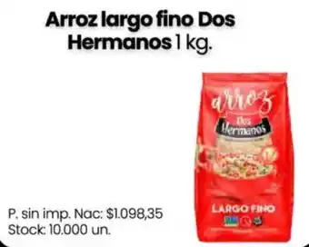 Dos Hermanos arroz largo fino