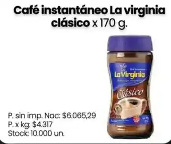 La virginia café instantáneo clásico