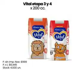 Changomas Vital etapa 3 y 4 oferta