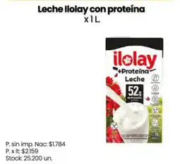 Changomas Ilolay leche con proteína oferta