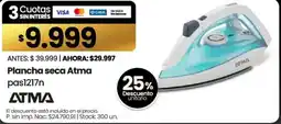 Changomas Atma plancha seca oferta