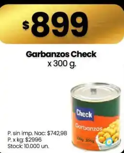 Changomas Check garbanzos oferta