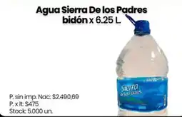 Changomas Agua Sierra De los Padres oferta