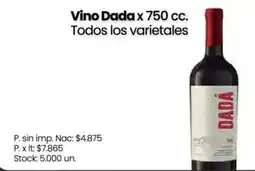 Changomas Dada vino oferta