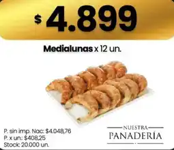 Changomas Nuestra panadería medialunas oferta